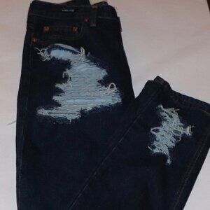 Gap Original Fit Distressed Straight Leg Jeans Size 10R